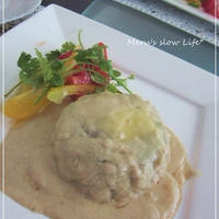 カレークリーム・ハンバーグのブランチ*