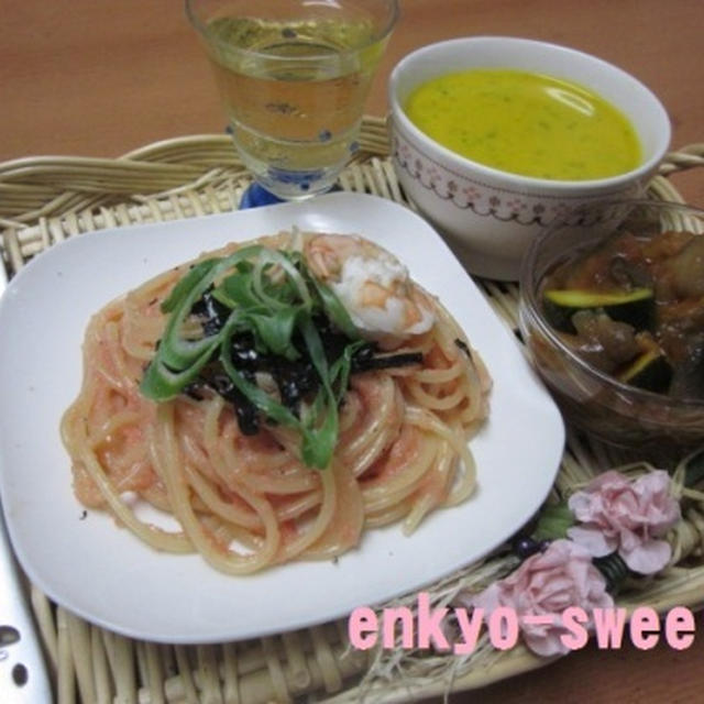 夏野菜で☆ラタトュユとパスタディナー