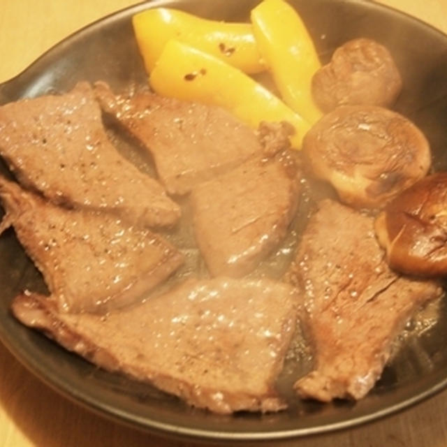 陶板焼きで晩ごはん
