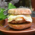 Sausage and Egg English Muffins ソーセージエッグイングリッシュマフィン
