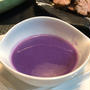 パーティーにピッタリ　紫のスープ