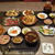9/20の晩ごはん　お野菜小鉢少々と買ってきた馬刺しと鱧天丼で(^_-)-☆