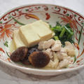 高野豆腐と鶏むね肉の煮物
