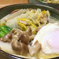 干した白菜と豚肉をミルフィーユ仕立てにして煮て♪