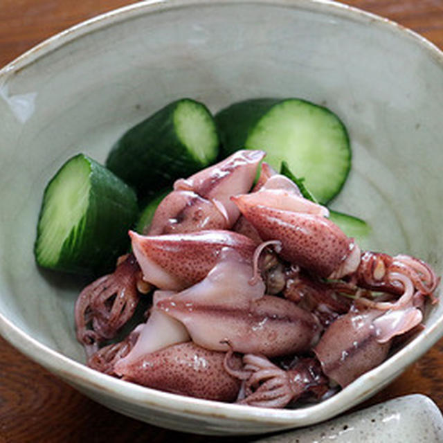 初物の「ホタルイカ」で昼酒？