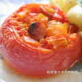 まるごとトマトのラタトゥイユで朝ごはん