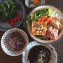スポンジボブ＊デコ鍋ですき焼き