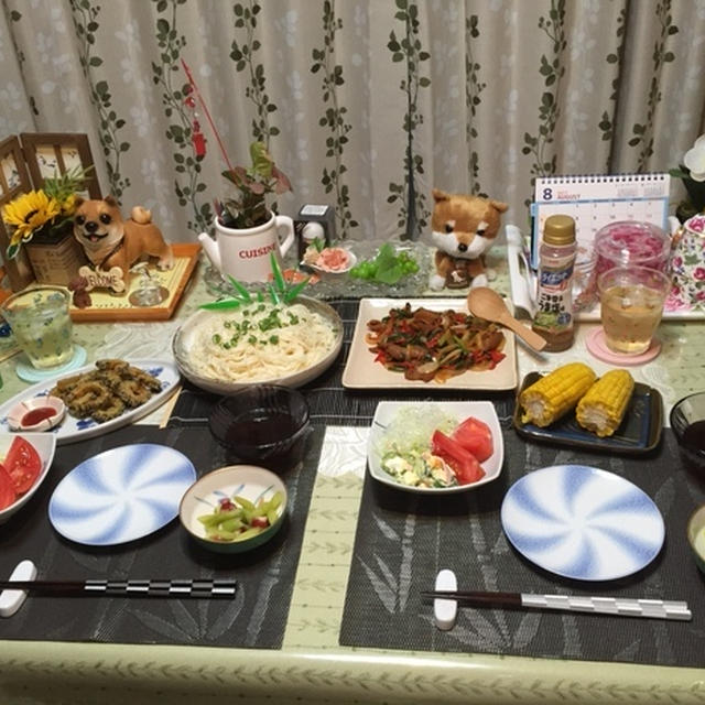 こてっちゃんと ずいきの酢の物