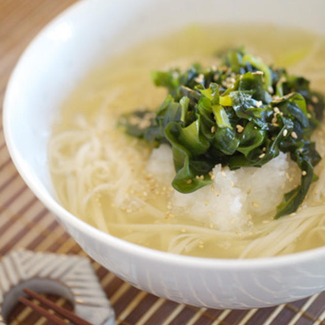 心もからだもほっこり温まる、塩うどん：)