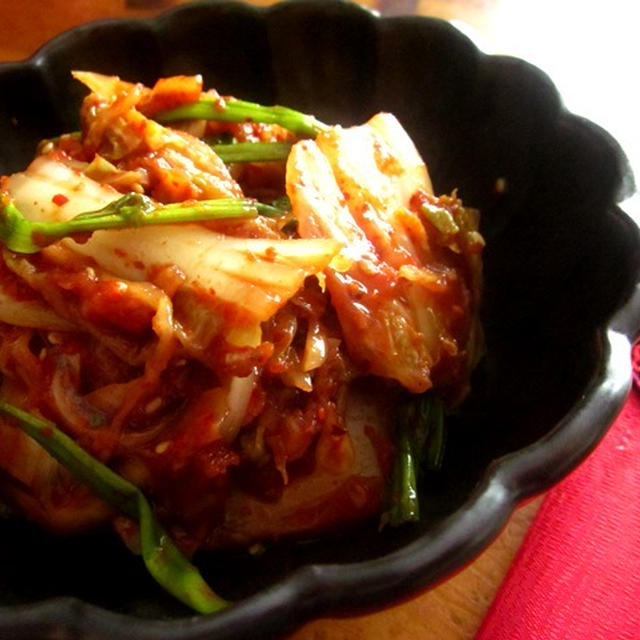少量の白菜で漬ける本格キムチ