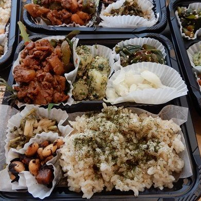 本日の　organici vegan lunch box 朝　配達分