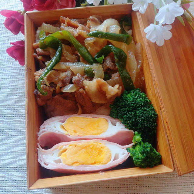 肉野菜焼き丼弁当〖のっけ弁当〗