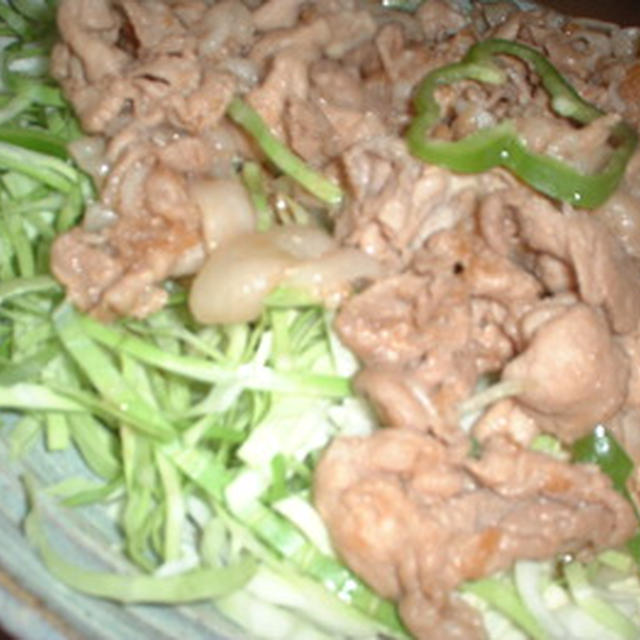 豚肉の生姜焼き