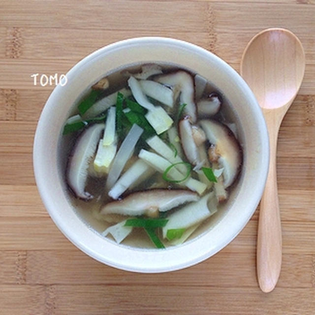 筍と椎茸の中華スープ