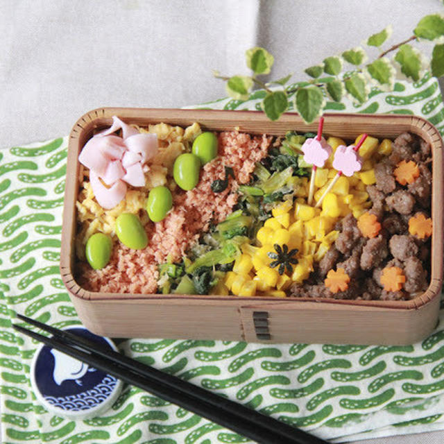色々そぼろ弁当～Various Soboro bento