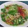 スープも麺も具材も野菜オンリー♪超ヘルシーラーメン登場☆らあめん花月嵐
