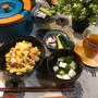 おかずまで一気に、炊飯器に！入れて作った夕飯