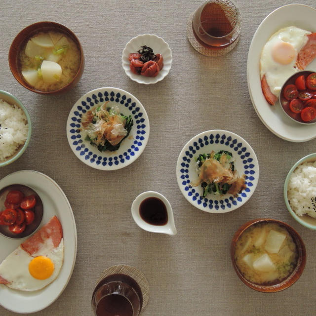 シンプルな昼食を。