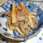大根と牛肉の甘辛炒めとキムチオムレツ♪