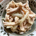 鶏むね肉の辛子酢和えレシピ。韓国の人気タレ！作り置き副菜・ダイエットおつまみ