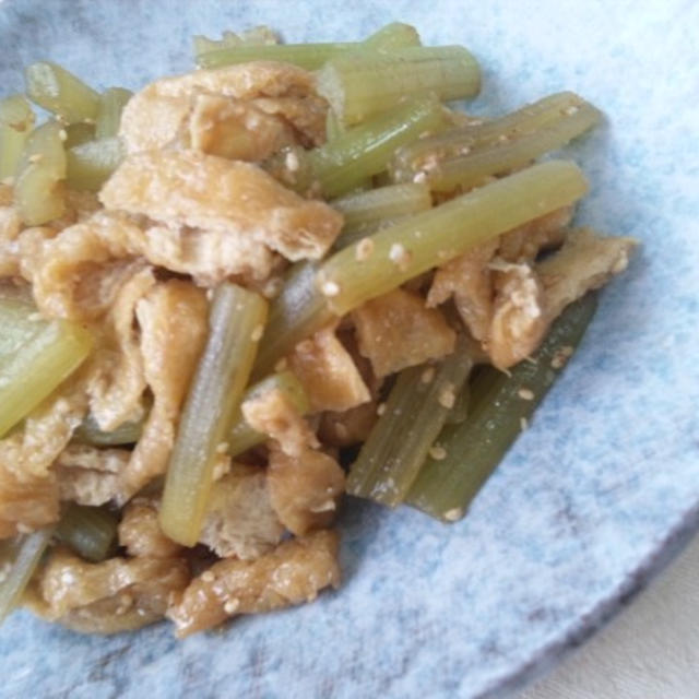 ふきと油揚げの炒め煮
