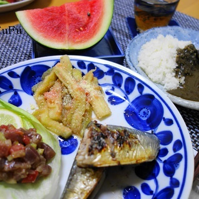 水産の日でどうする？？と「5日間日替わりカレー挑戦中！」day３