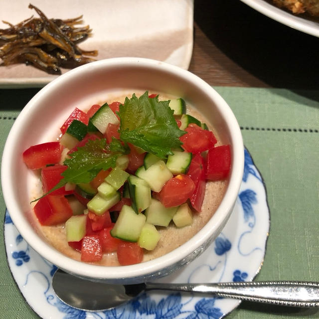 冷蔵庫の普通の夏野菜からお洒落で美味しいナスのムース