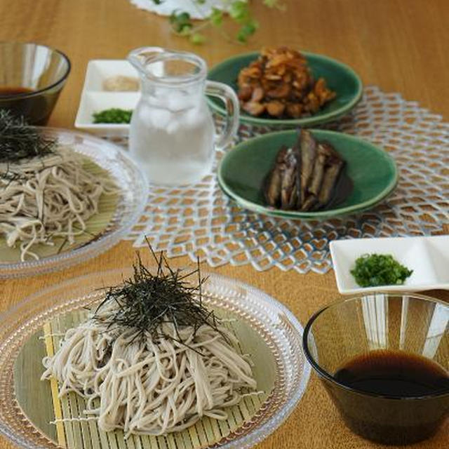 ただいま～のおうちごはんはお蕎麦です