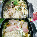 寒いから豚つゆしゃぶたっぷりの長ねぎを入れて豚しゃぶあごだし+鰹節+昆布... by とまとママさん