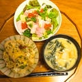 角煮ごはん と 豪華サラダの朝ごはん☆