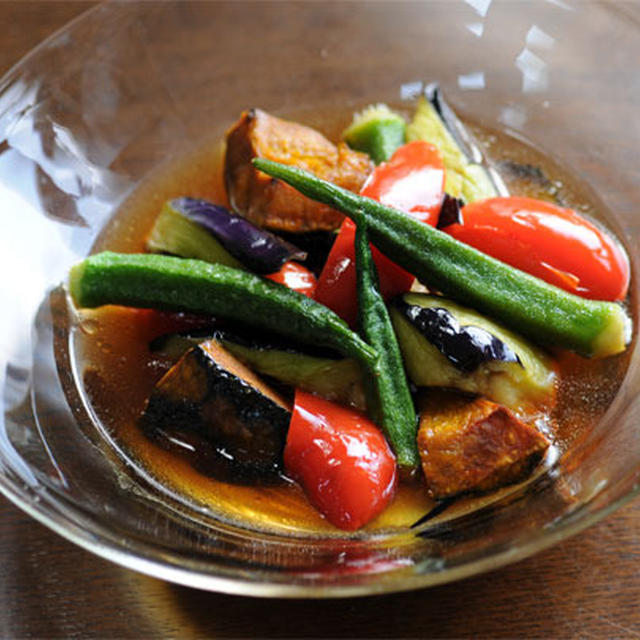 野菜の揚げ浸し