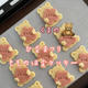 【レシピ】かわいいくまのひな祭り♡ももの花クッキー【ひな祭りクッキー】