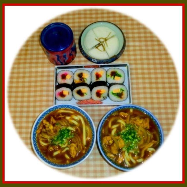 晩ご飯はカレーうどん