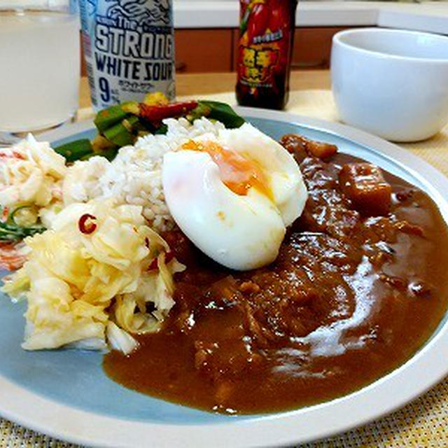 おひとりさまごはん　バリ辛カレー♪