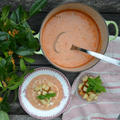 Creamy Tomato White Bean Soup ホワイトビーンのクリームトマトスープ