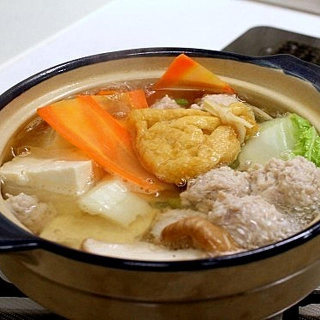 あっさり、さっぱり「鶏団子の生姜たっぷり鍋」＆欲しかった「焼肉用のカセットコンロ