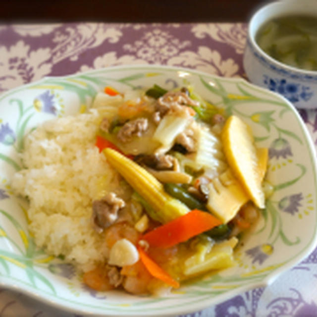 うずらの卵忘れた〜「中華丼」