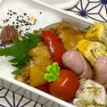 【お弁当】お弁当作り/bento/鶏の甘酢炒め《アラフィフ旦那弁当》
