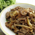 豚肉ときのこの味噌炒め