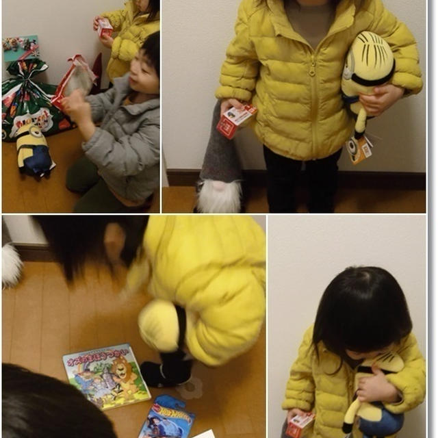 【シュークリームツリー】コンビニスイーツで簡単５分でデザート完成(笑)とクリスマスプレゼント♪