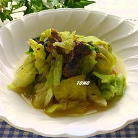 ぐんまクッキングアンバサダー♪フライパンで！キャベツとさば水煮缶のカレー蒸し