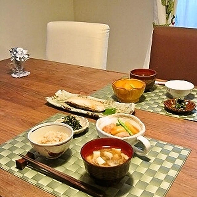 鶏じゃが、つぼ鯛の一夜干し