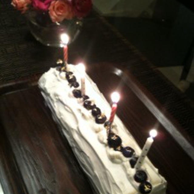 友達の誕生日のケーキ