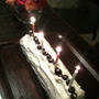 友達の誕生日のケーキ