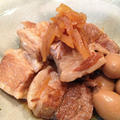 柚子が香る「豚の角煮」に「かぼちゃ粥」と生菜も添えて。 by イェジンさん