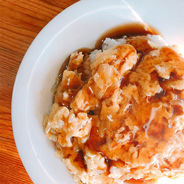 かに玉丼