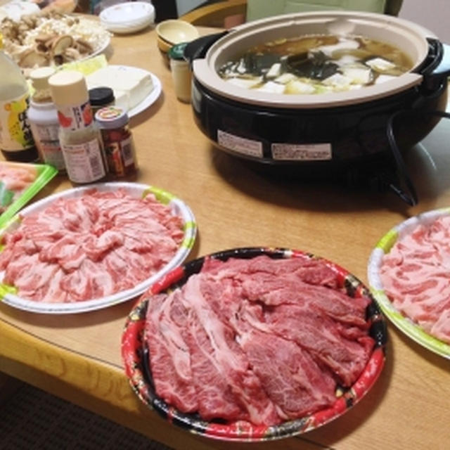 昨夜は京君ファミリーとしゃぶしゃぶ♪