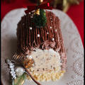 今からでも間に合うブッシュドノエル風簡単クリスマスケーキ！
