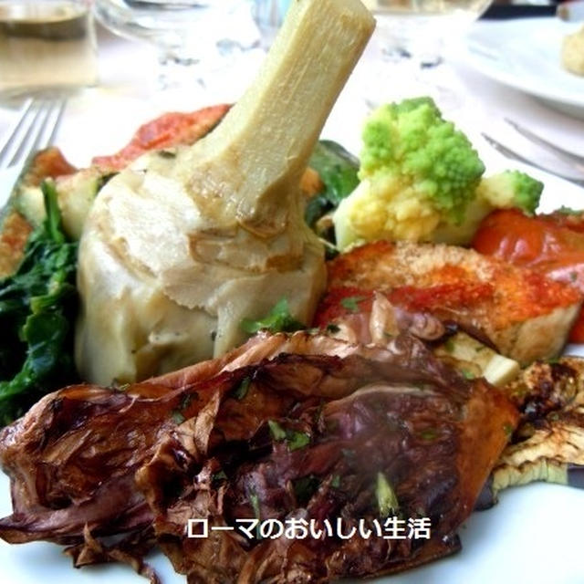 カンポ・ディ・フィオーリ広場でランチ～♪とイタリアのおもしろ看板
