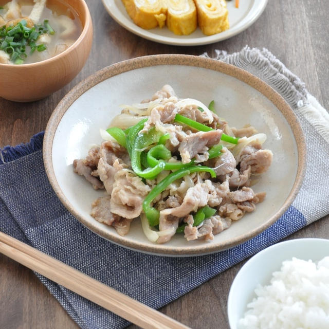 みそに漬けて柔らかに！豚肉と野菜のみそ炒め献立